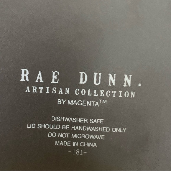 Rae Dunn Black Baby BOO Canister - White Letters - Picture 9 of 9